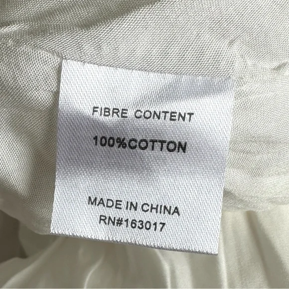 Princess Polly Let's Dance 100% Cotton Puff Sleeve Mini White Dress Size 6 NWOT - Picture 15 of 15